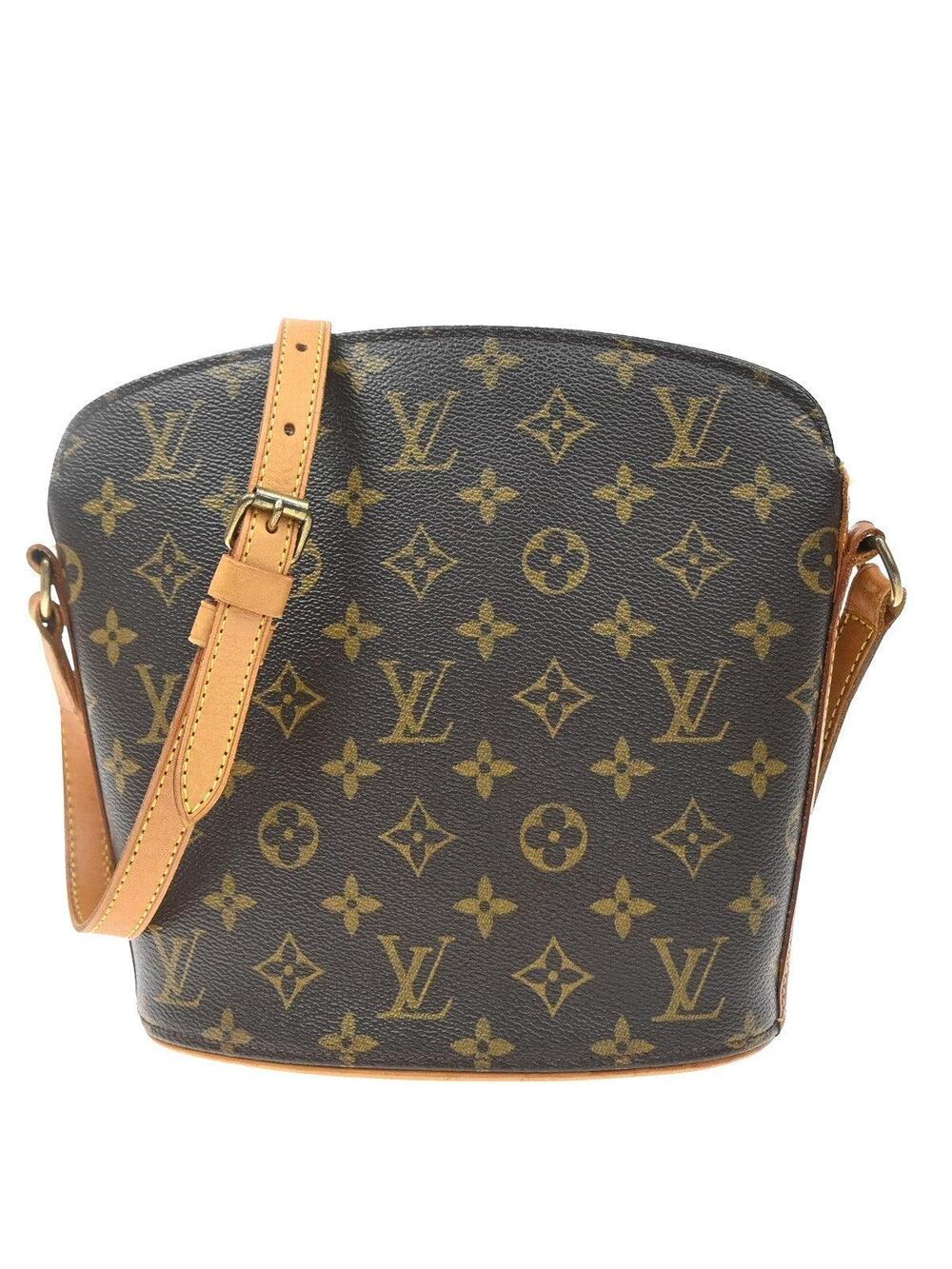 Louis Vuitton Drouot Handbag Canvas #367286L90B